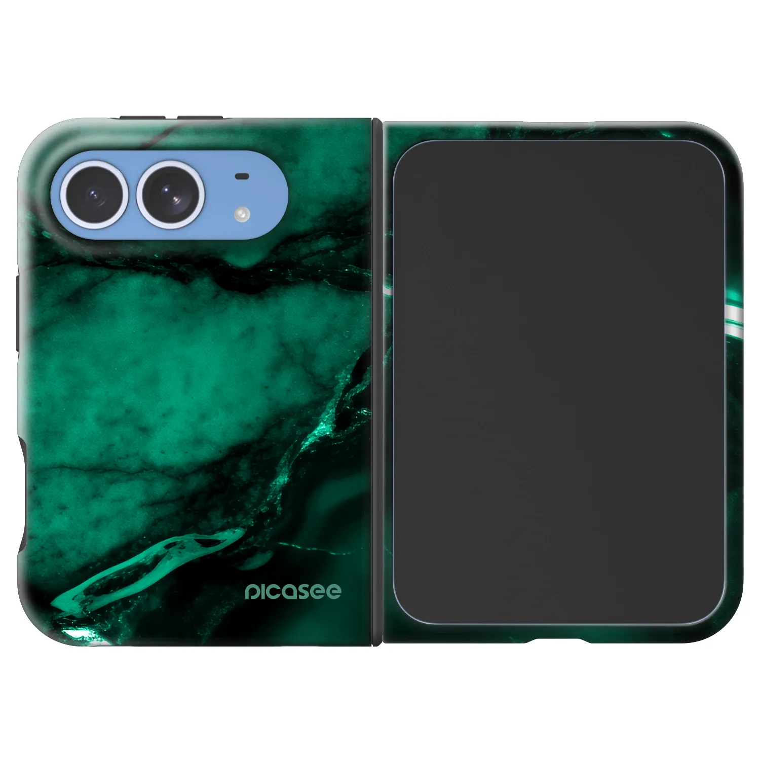 Picasee Fashion Case MagSafe für Apple iPhone Duo - Dark emerald