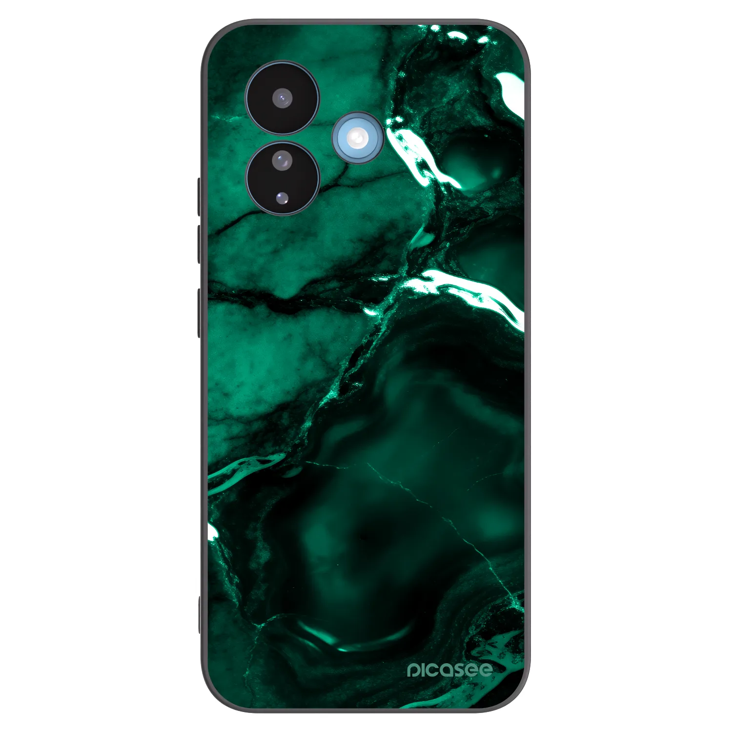 Picasee Xiaomi Redmi Note 17 Pro 5G Hülle - Schwarzes Silikon - Dark emerald