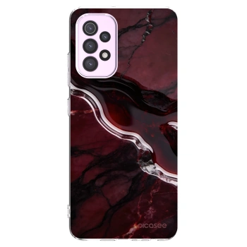 Picasee Samsung Galaxy A32 5G A326B Hülle - Transparentes Silikon - Cherry stone