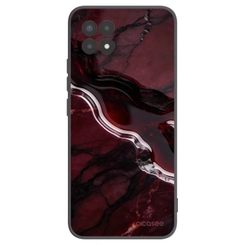Picasee Realme 8i Hülle - Schwarzes Silikon - Cherry stone