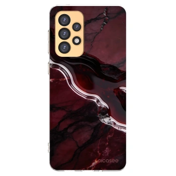 Picasee Samsung Galaxy A33 5G A336 Hülle - Transparentes Silikon - Cherry stone