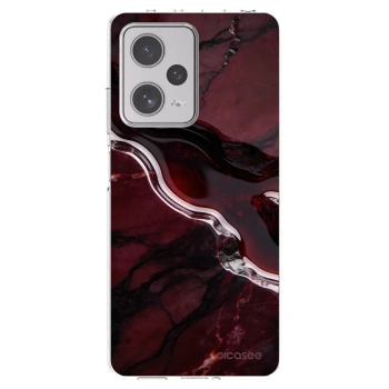 Picasee Xiaomi Redmi Note 12 Pro+ 5G Hülle - Transparentes Silikon - Cherry stone
