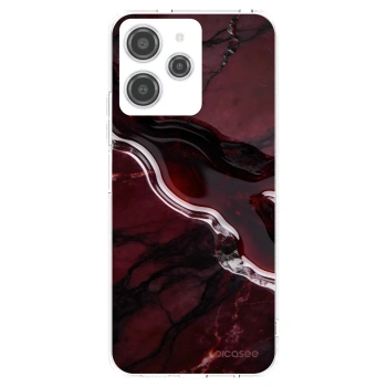 Picasee Xiaomi Redmi 12 4G Hülle - Transparentes Silikon - Cherry stone