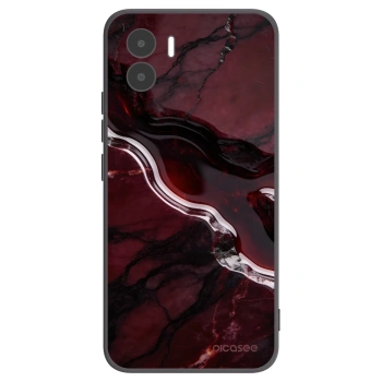 Picasee Xiaomi Redmi A2 Hülle - Schwarzes Silikon - Cherry stone