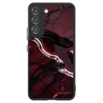 Picasee ULTIMATE CASE PowerShare für Samsung Galaxy S22 5G - Cherry stone