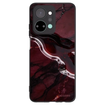 Picasee Honor X7a Hülle - Schwarzes Silikon - Cherry stone