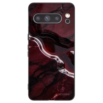 Picasee Google Pixel 8 Pro Hülle - Schwarzes Silikon - Cherry stone