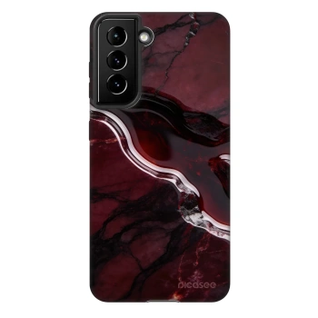 Picasee Fashion Case für Samsung Galaxy S21 FE 5G - Cherry stone