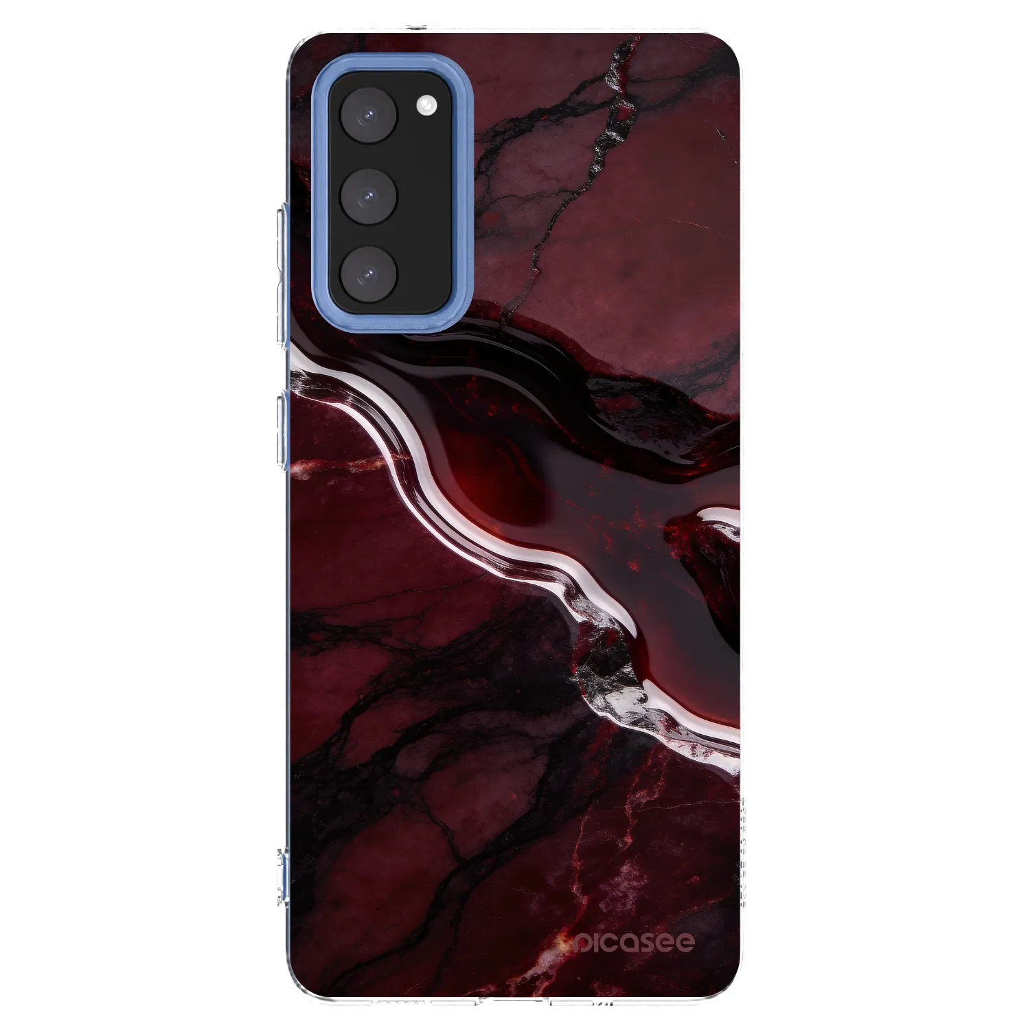Picasee Samsung Galaxy S20 FE Hülle - Transparentes Silikon - Cherry stone