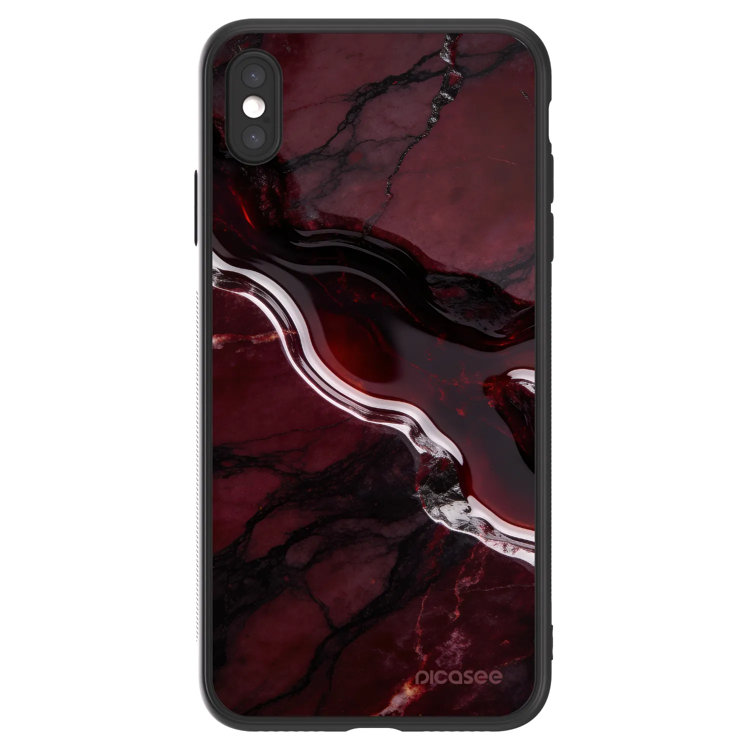 Picasee ULTIMATE CASE für Apple iPhone XS Max - Cherry stone