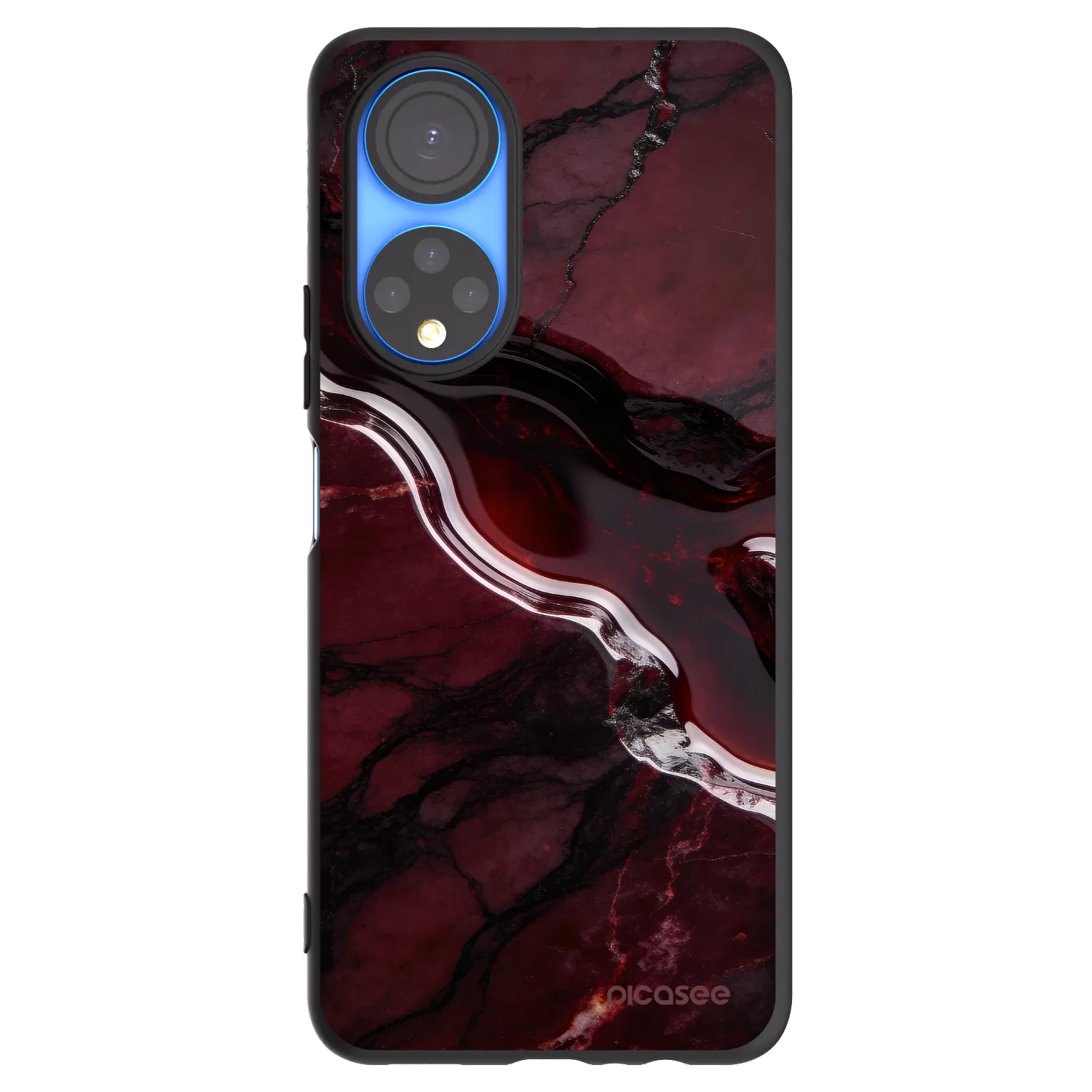 Picasee Honor X7 Hülle - Schwarzes Silikon - Cherry stone