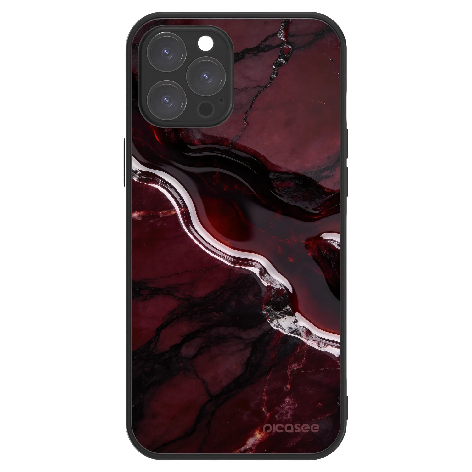 Picasee ULTIMATE CASE MagSafe für Apple iPhone 12 Pro Max - Cherry stone