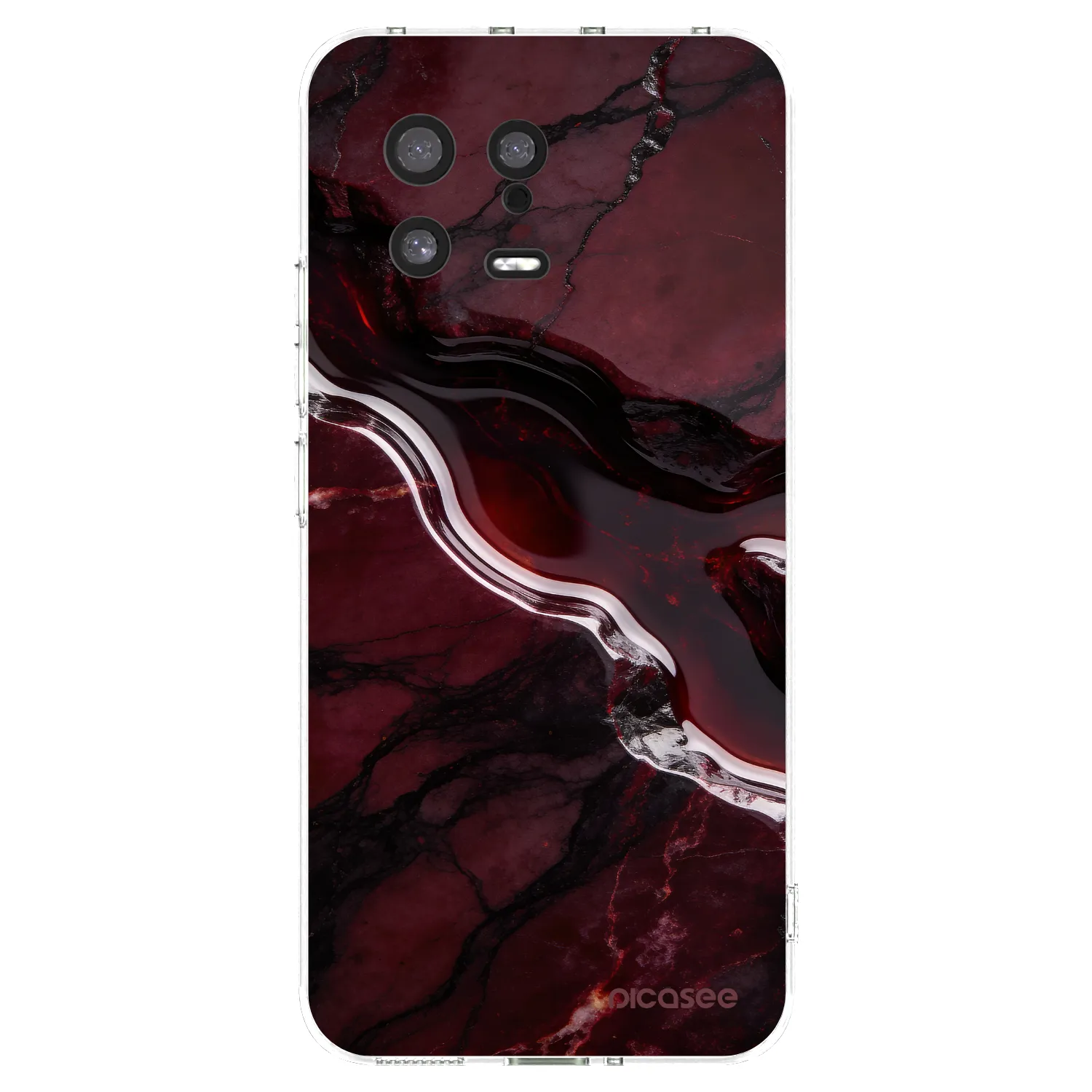 Picasee Xiaomi 13 Hülle - Transparentes Silikon - Cherry stone