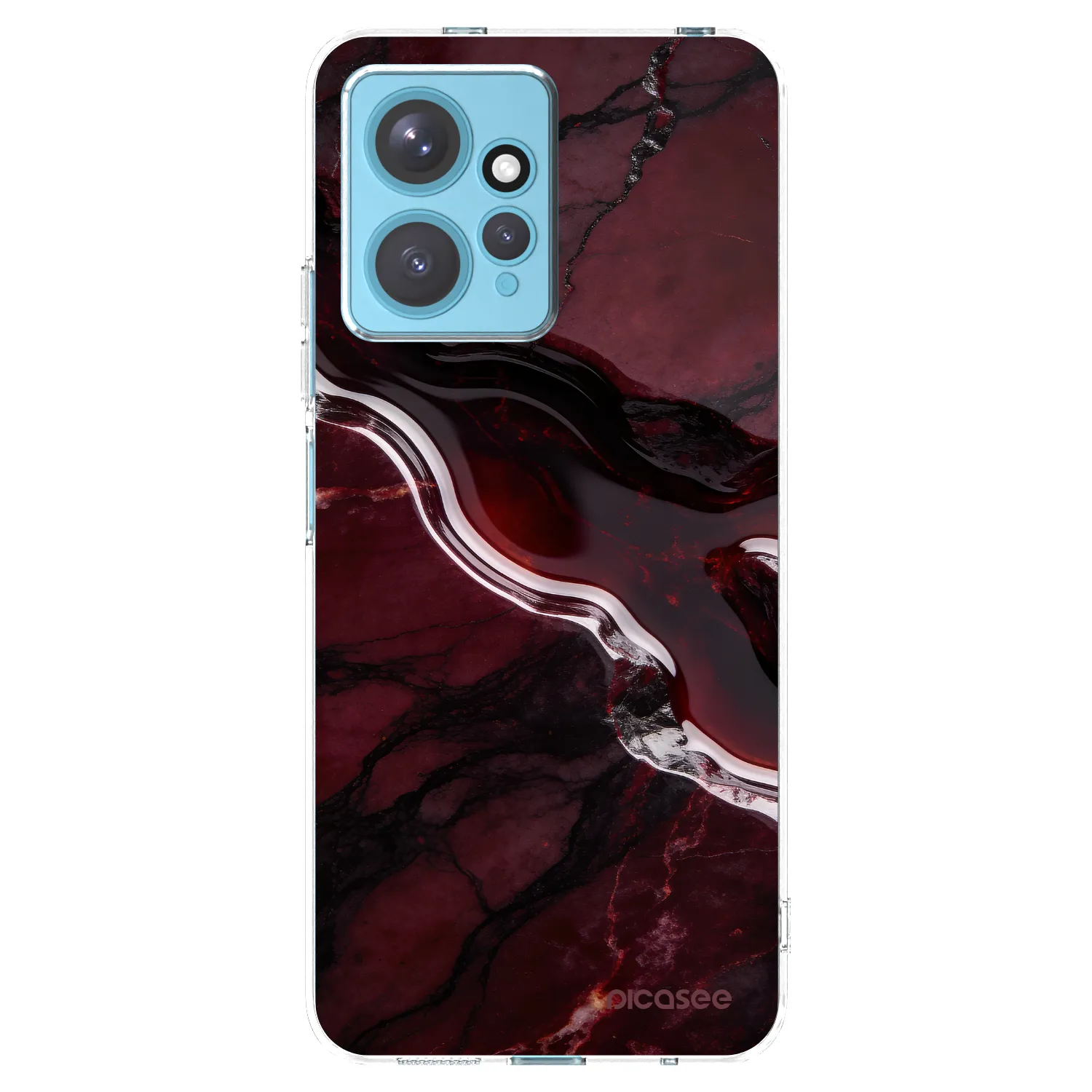 Picasee Xiaomi Redmi Note 12 4G Hülle - Transparentes Silikon - Cherry stone