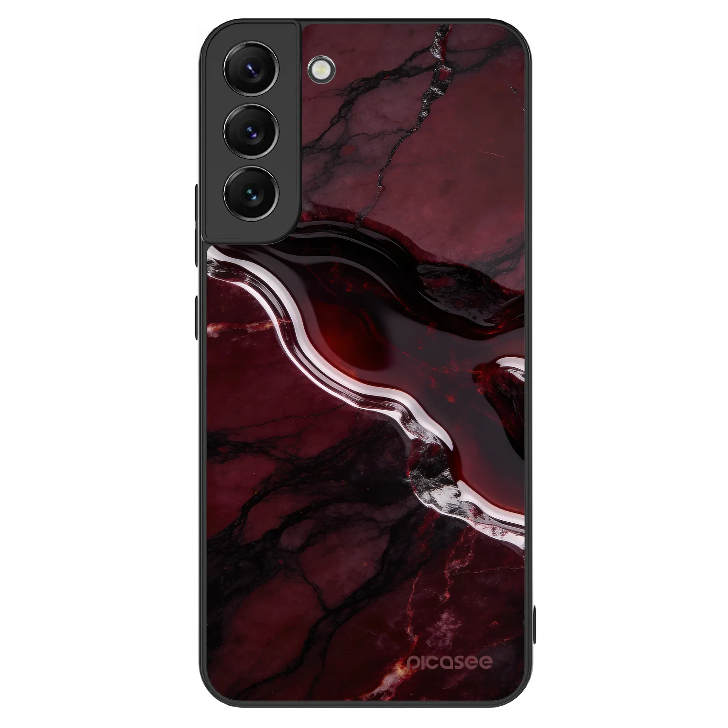 Picasee ULTIMATE CASE PowerShare für Samsung Galaxy S22+ 5G - Cherry stone