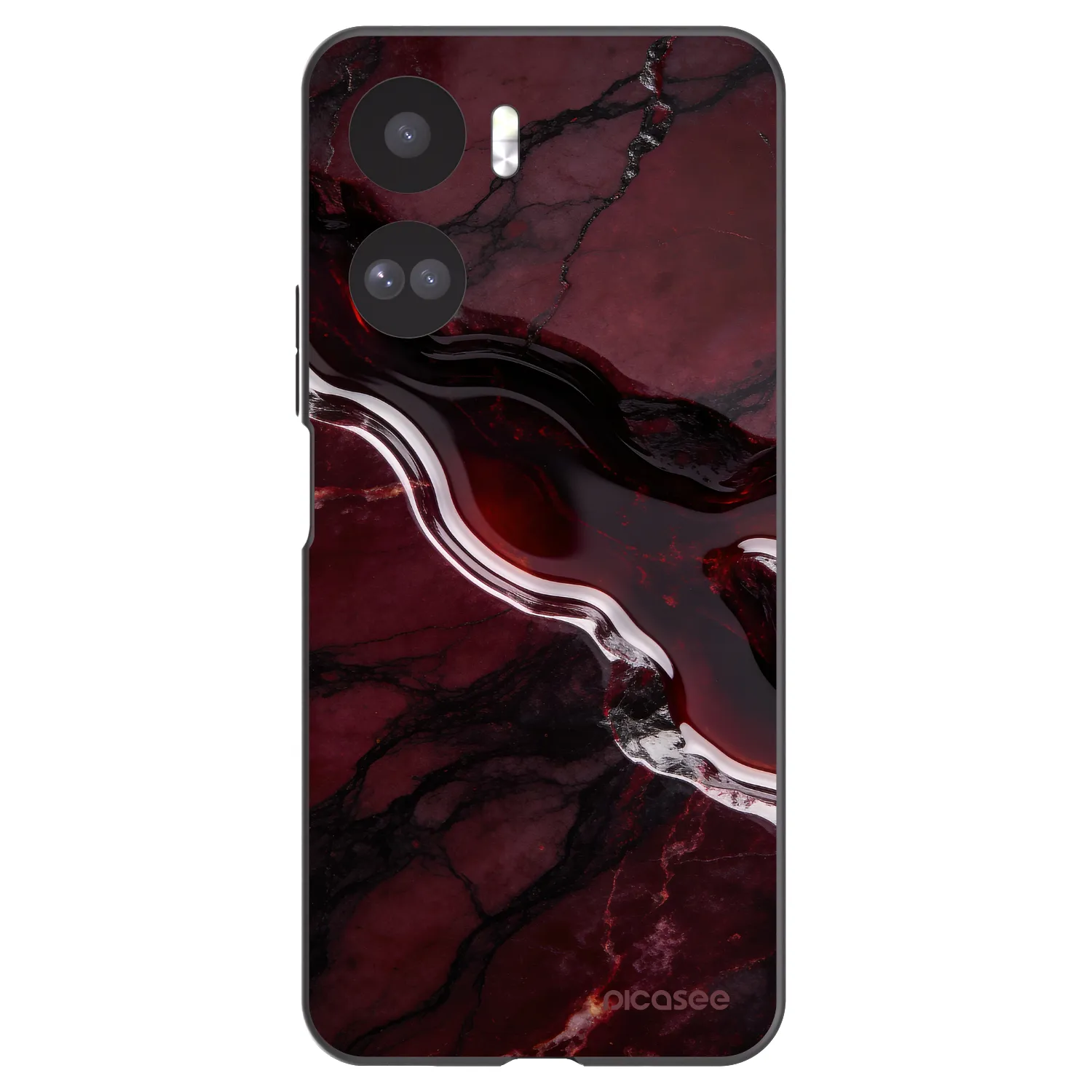 Picasee Honor 90 Lite 5G Hülle - Schwarzes Silikon - Cherry stone