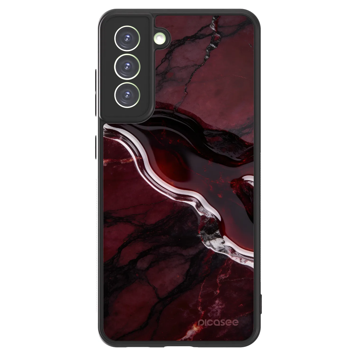 Picasee ULTIMATE CASE PowerShare für Samsung Galaxy S21 FE 5G - Cherry stone