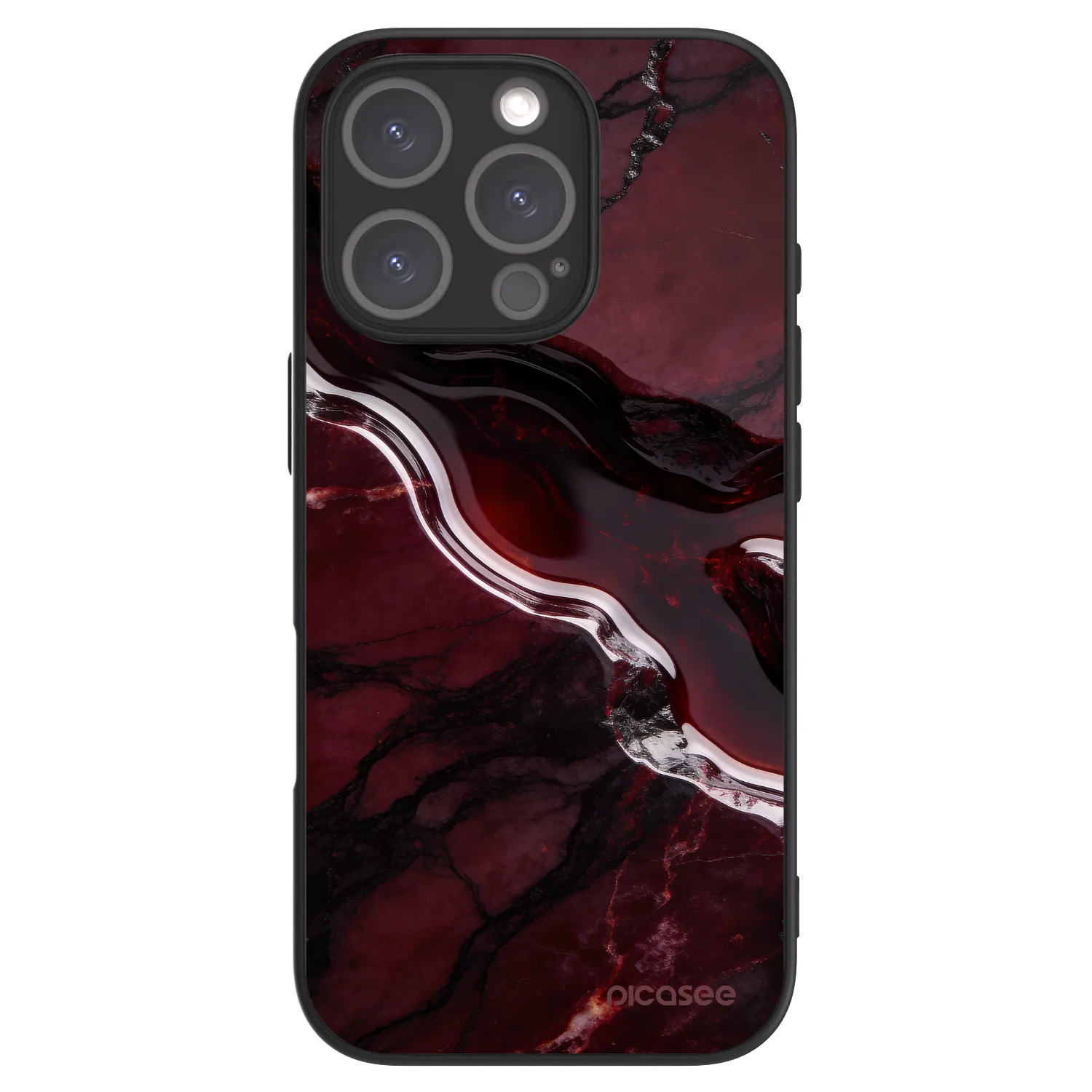 Picasee ULTIMATE CASE für Apple iPhone 16 Pro - Cherry stone