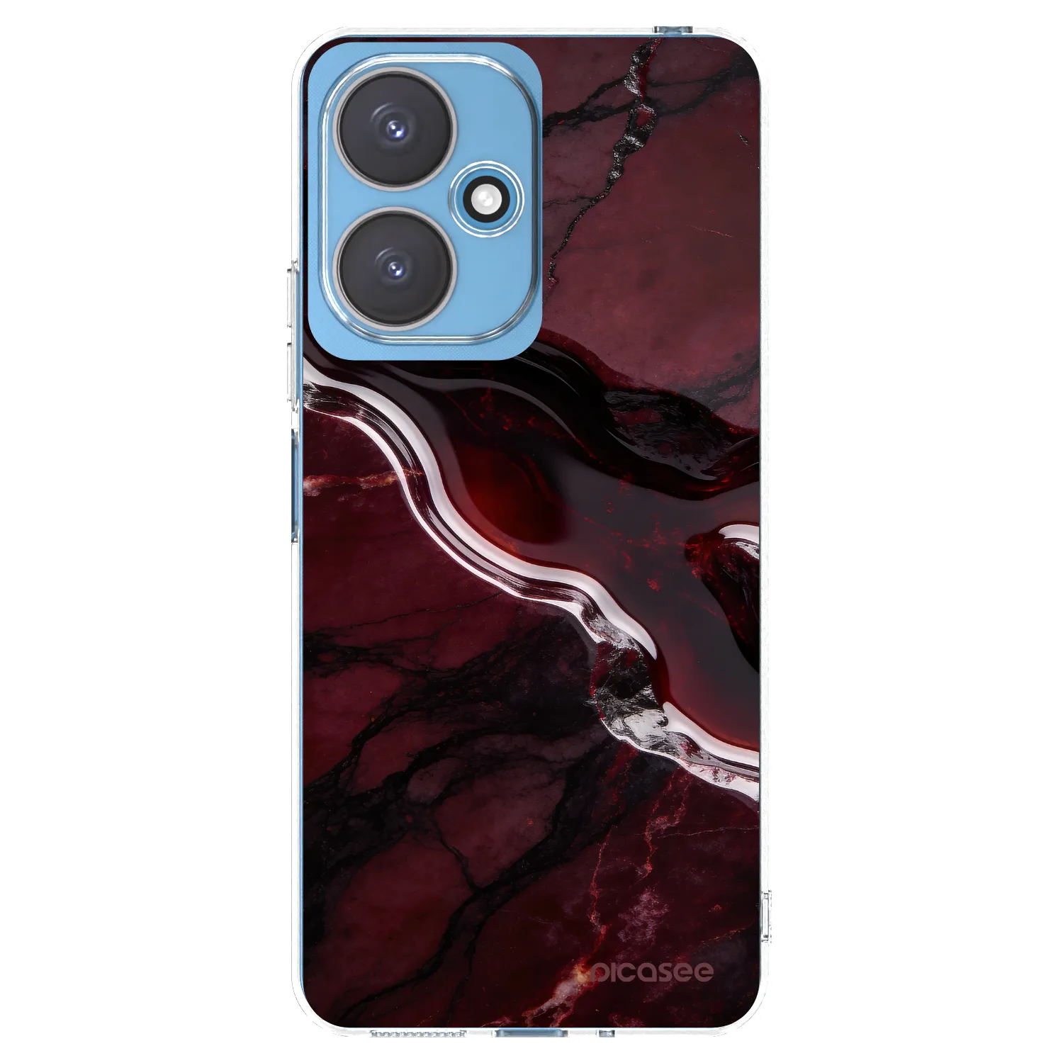 Picasee Xiaomi Redmi 13C 5G Hülle - Transparentes Silikon - Cherry stone