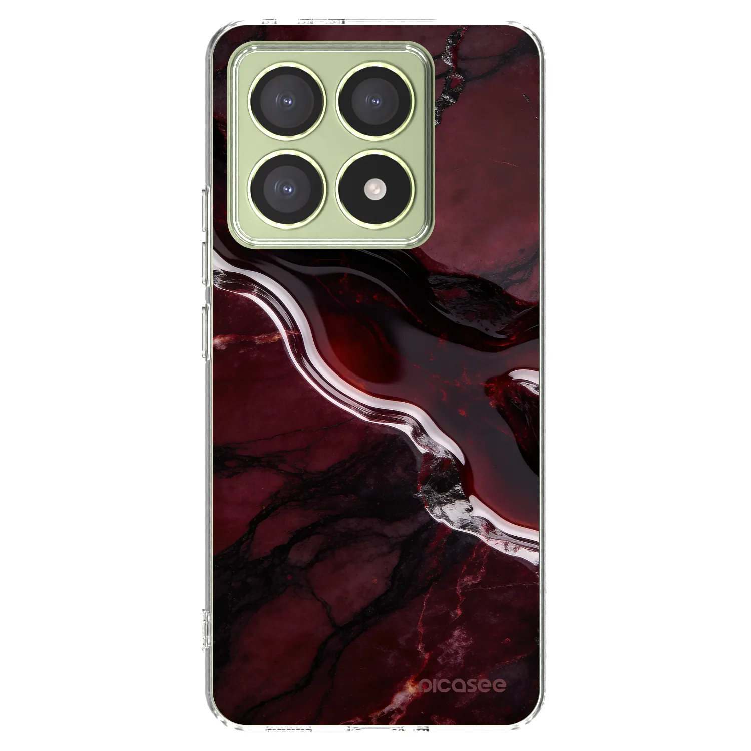 Picasee Xiaomi 14T Hülle - Transparentes Silikon - Cherry stone