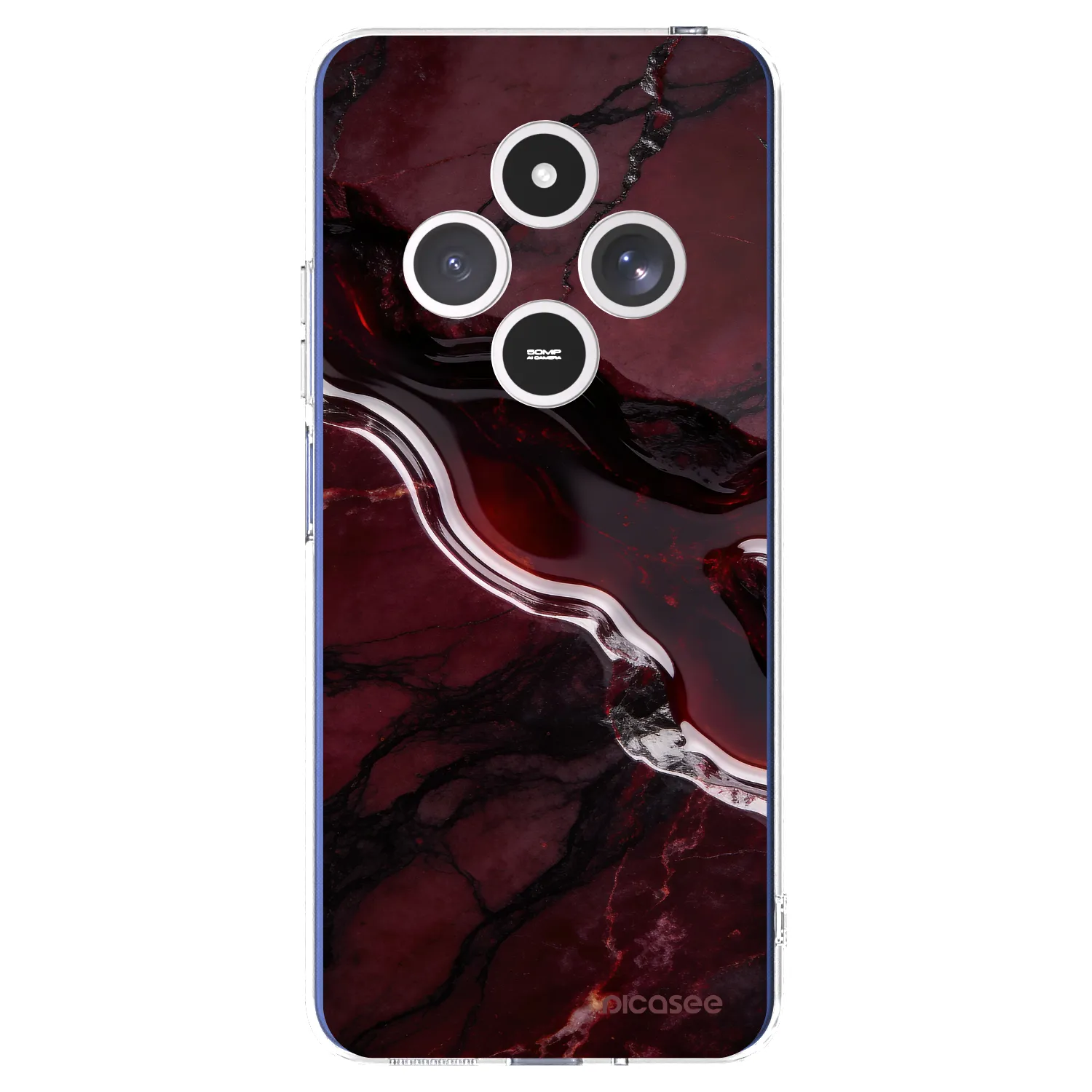 Picasee Xiaomi Redmi 14C Hülle - Transparentes Silikon - Cherry stone