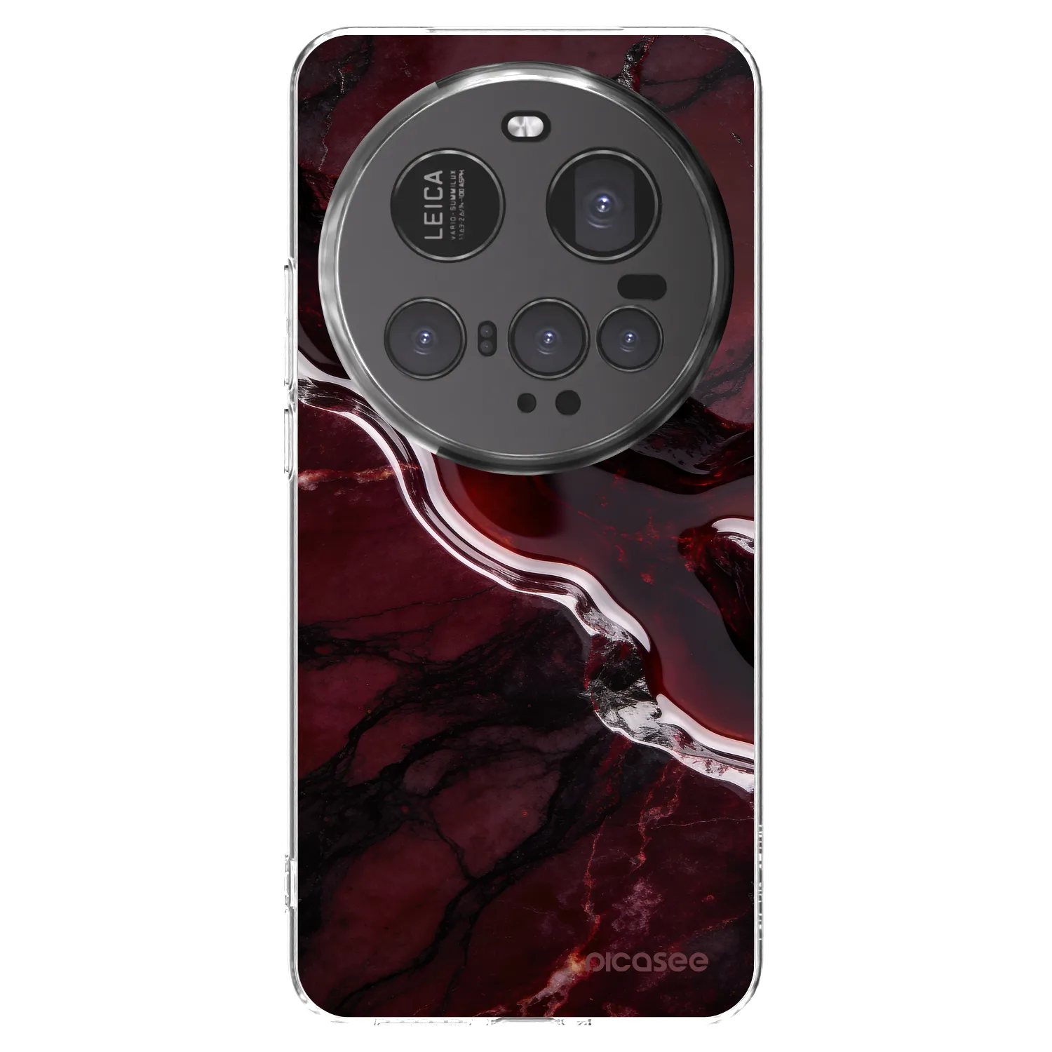 Picasee Xiaomi 15 Ultra Hülle - Transparentes Silikon - Cherry stone