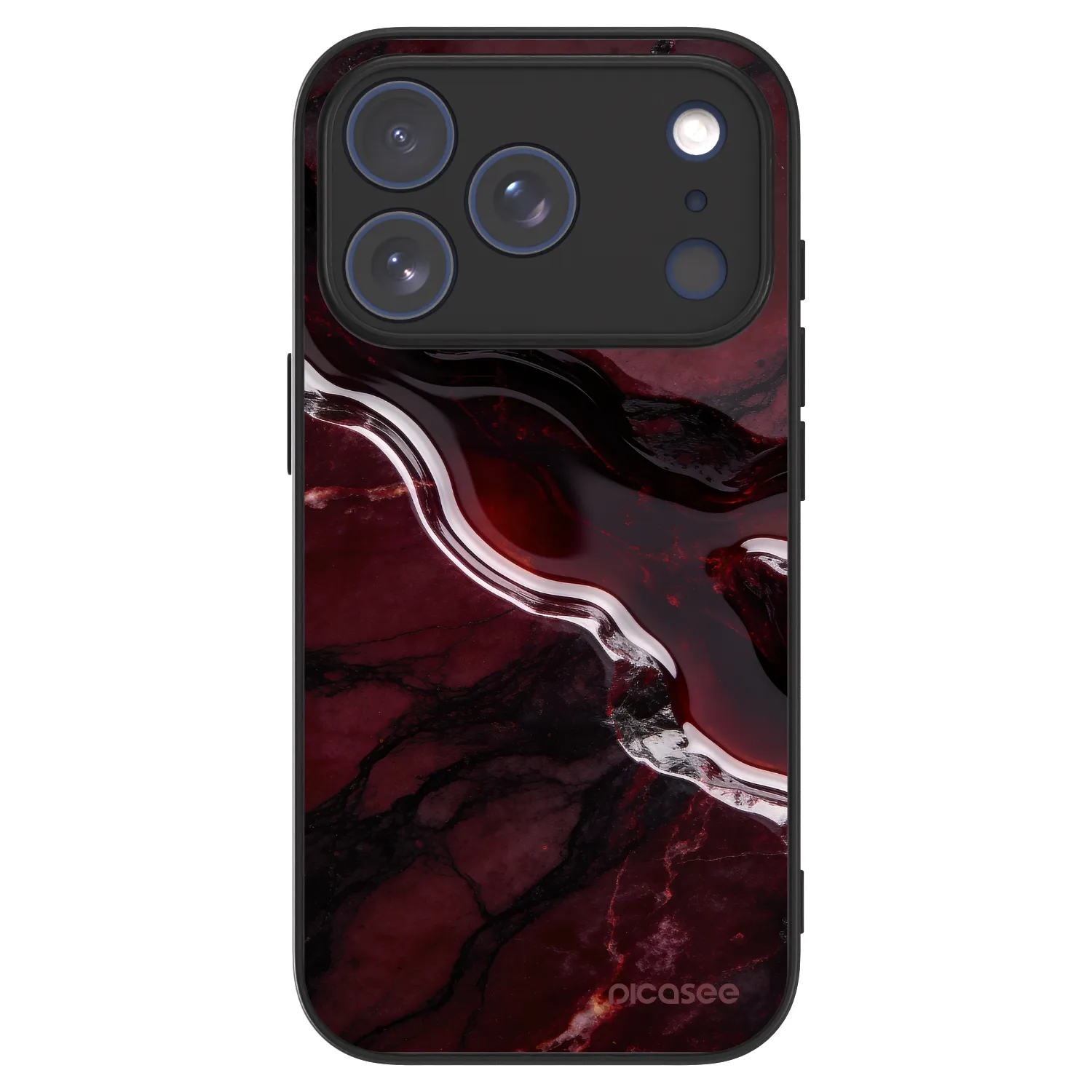 Picasee ULTIMATE CASE MagSafe für Apple iPhone 17 Pro - Cherry stone