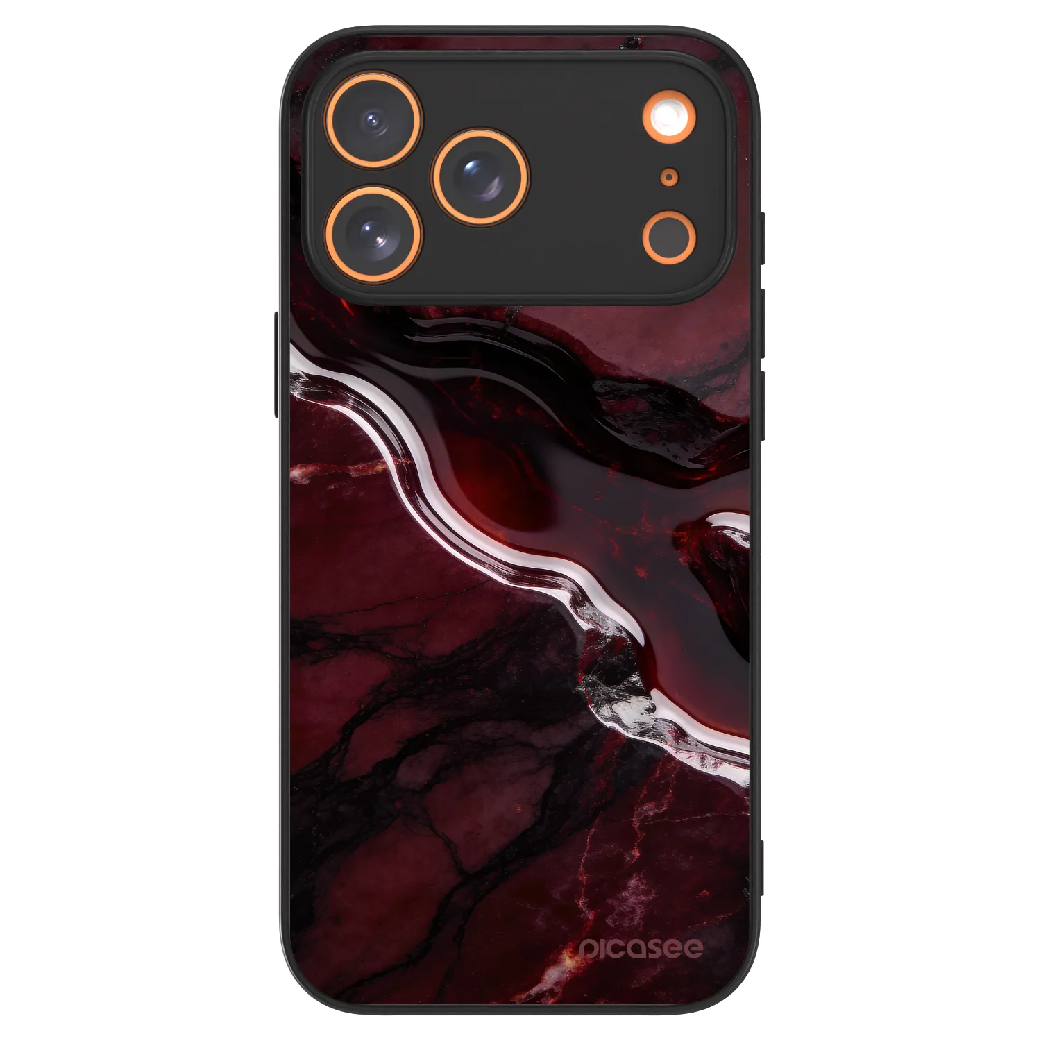 Picasee ULTIMATE CASE MagSafe für Apple iPhone 17 Pro Max - Cherry stone
