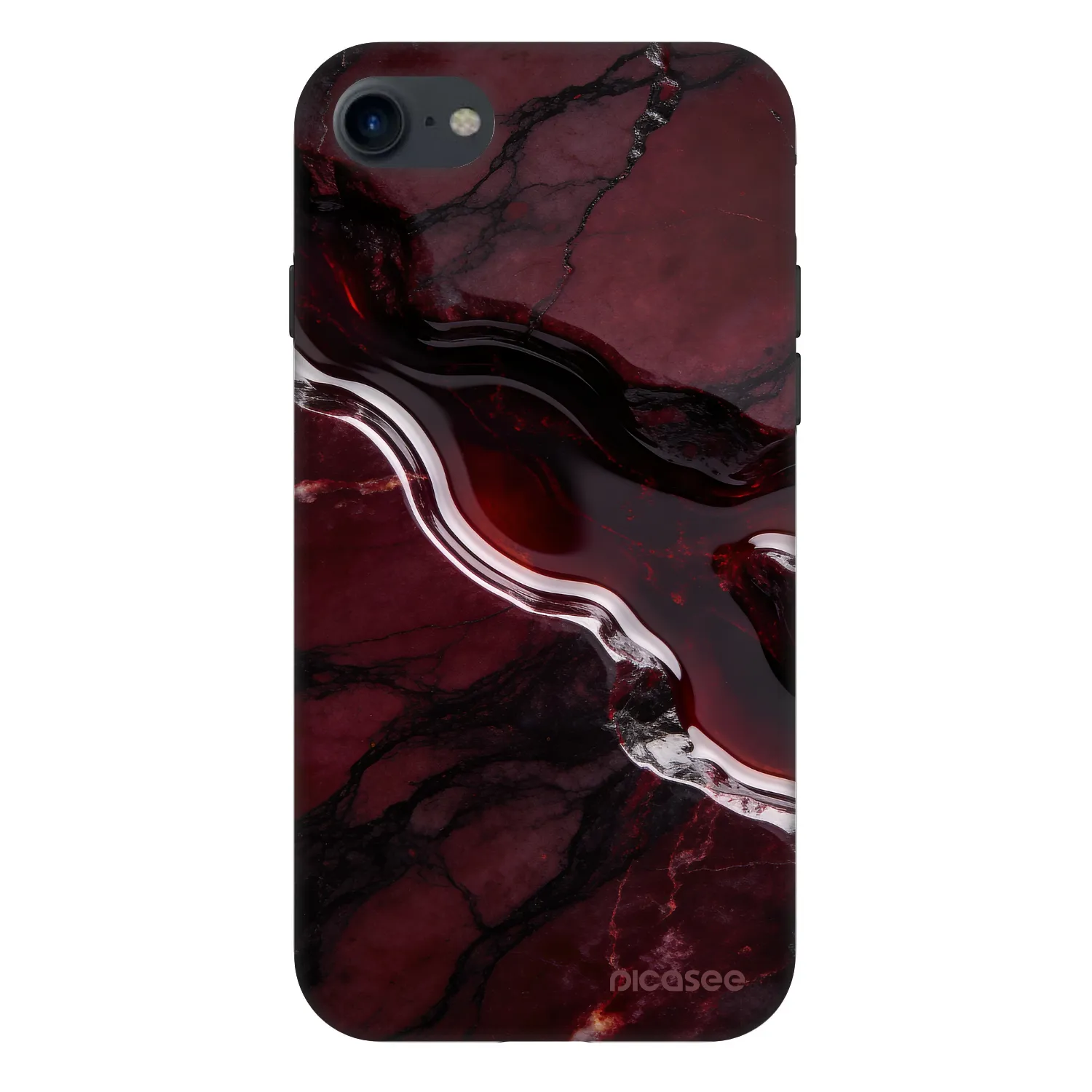 Picasee Fashion Case für Apple iPhone SE 2020 - Cherry stone