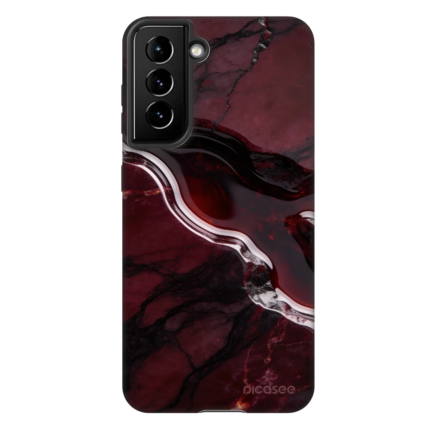 Picasee Fashion Case für Samsung Galaxy S22 5G - Cherry stone