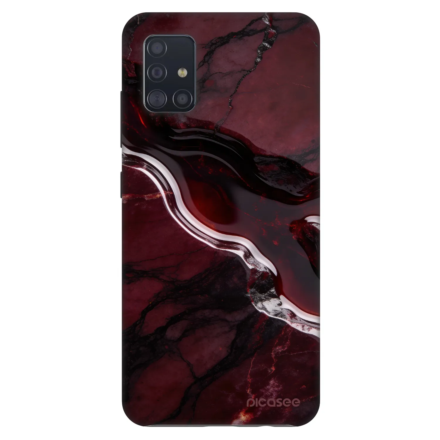Picasee Fashion Case für Samsung Galaxy A51 A515F - Cherry stone