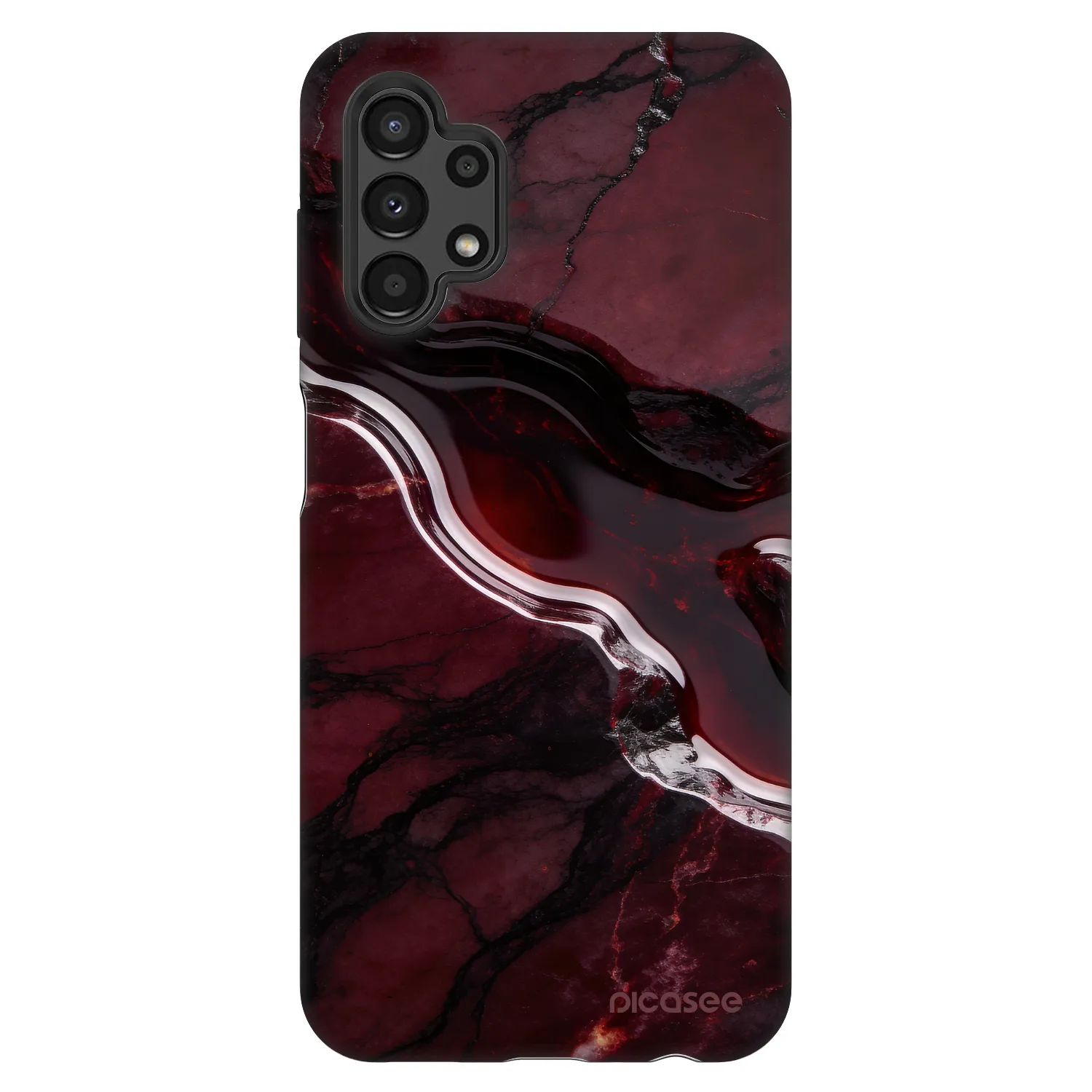 Picasee Fashion Case für Samsung Galaxy A13 4G A135 - Cherry stone