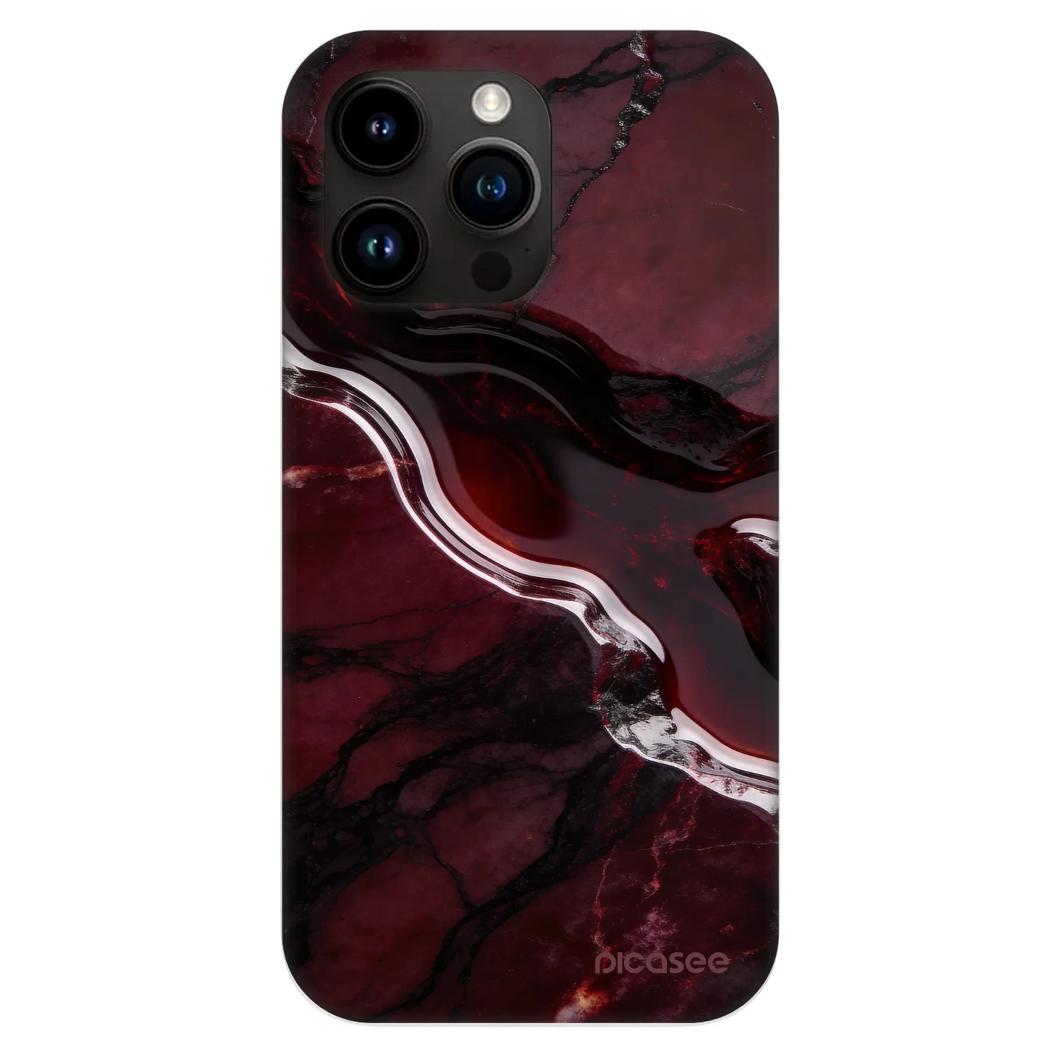 Picasee Fashion Case MagSafe für Apple iPhone 13 Pro - Cherry stone