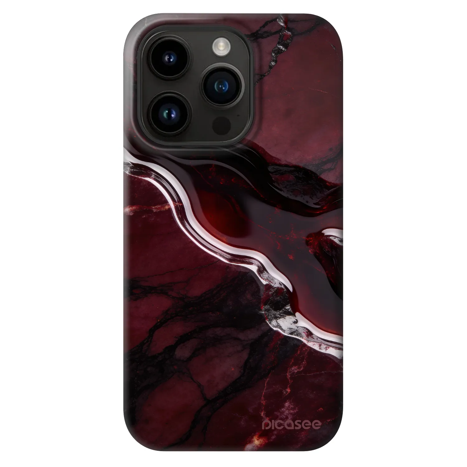 Picasee Fashion Case MagSafe für Apple iPhone 14 Pro - Cherry stone