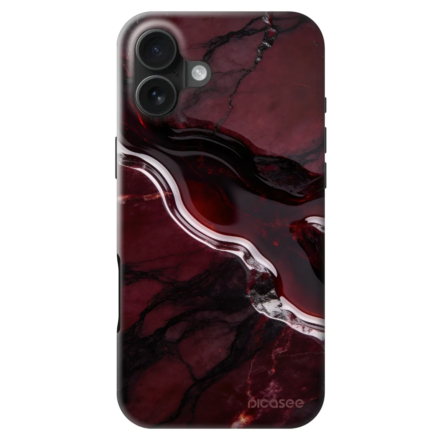 Picasee Fashion Case MagSafe für Apple iPhone 16 Plus - Cherry stone