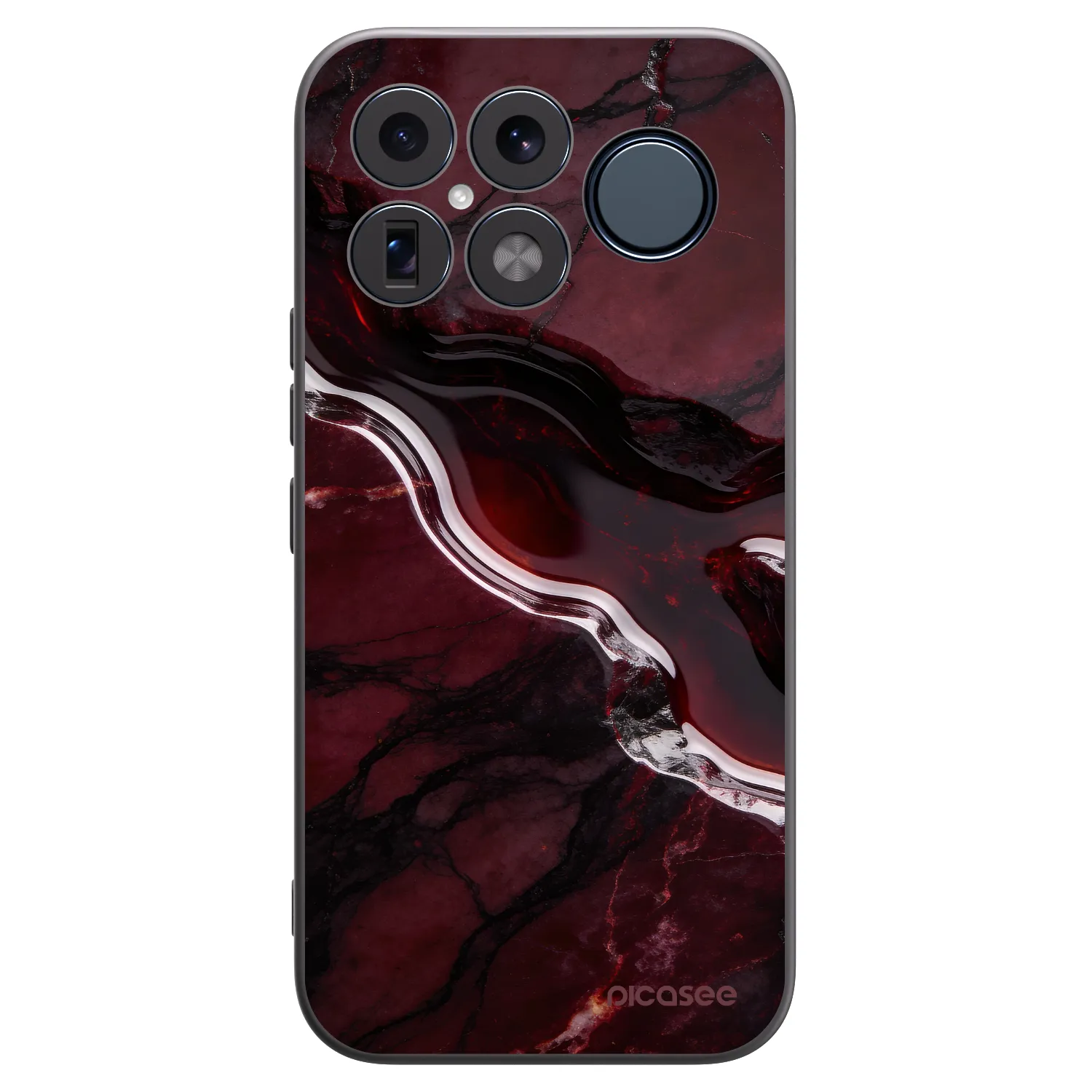 Picasee Xiaomi Poco F8 Ultra Hülle - Schwarzes Silikon - Cherry stone