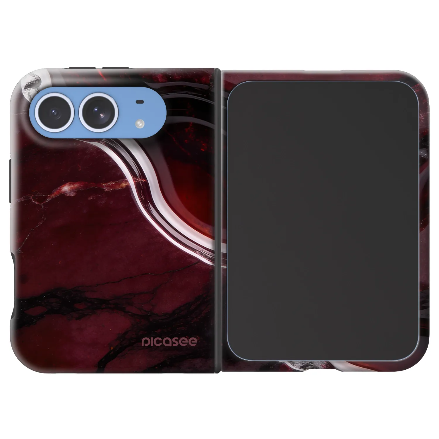 Picasee Fashion Case MagSafe für Apple iPhone Duo - Cherry stone