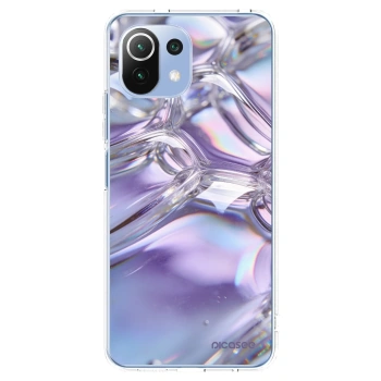 Picasee Xiaomi 11 Lite 5G NE Hülle - Transparentes Silikon - Iridescent bubbles
