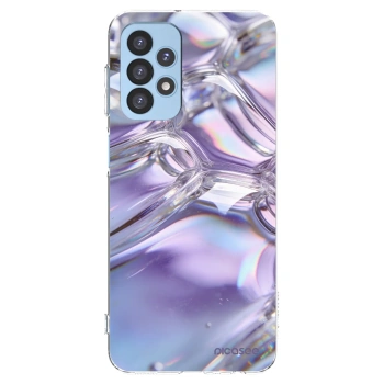 Picasee Samsung Galaxy A23 A235F 4G Hülle - Transparentes Silikon - Iridescent bubbles