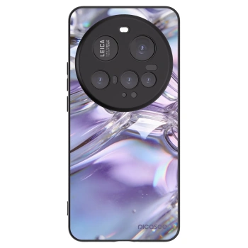 Picasee Xiaomi 15 Ultra Hülle - Schwarzes Silikon - Iridescent bubbles