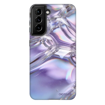 Picasee Fashion Case für Samsung Galaxy S22 5G - Iridescent bubbles