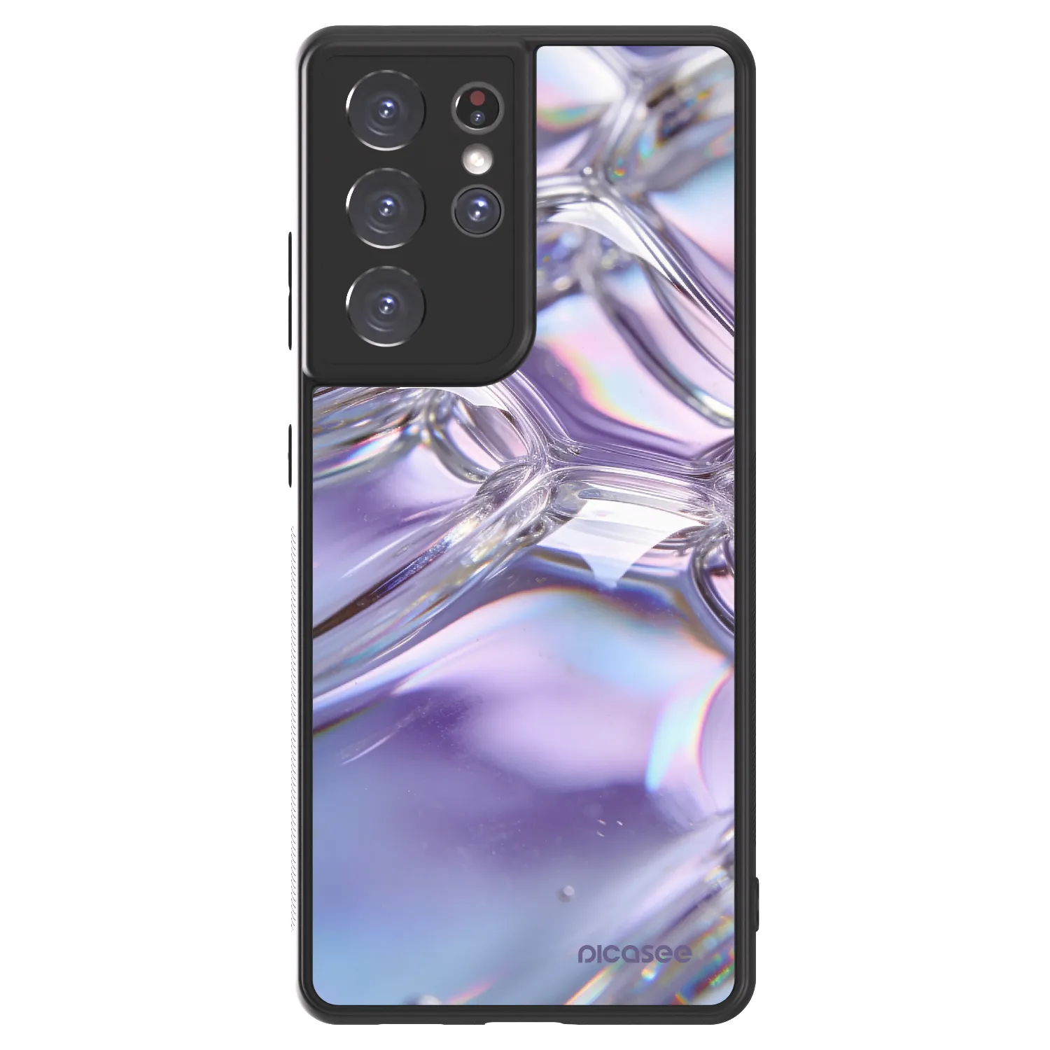 Picasee ULTIMATE CASE für Samsung Galaxy S21 Ultra 5G G998B - Iridescent bubbles
