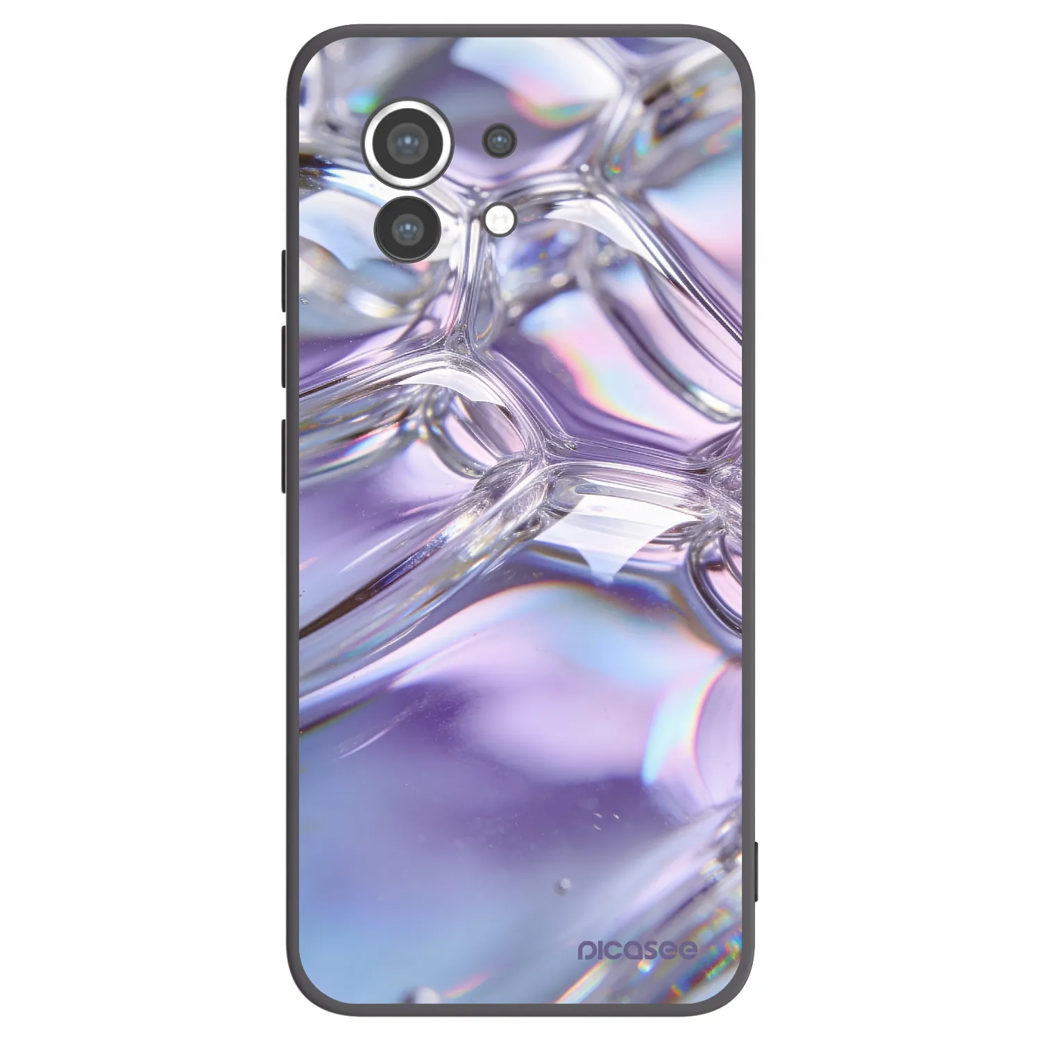 Picasee Xiaomi Mi 11 Hülle - Schwarzes Silikon - Iridescent bubbles