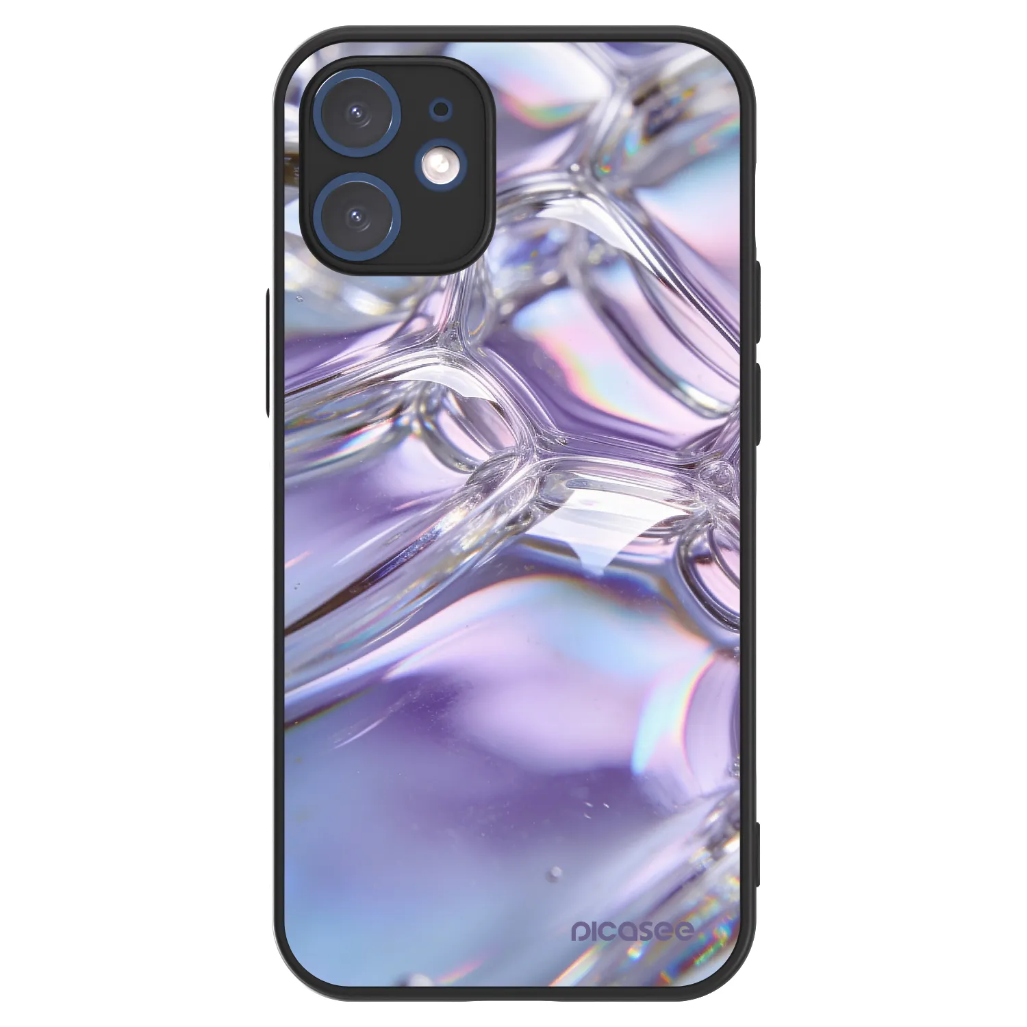 Picasee ULTIMATE CASE MagSafe für Apple iPhone 12 mini - Iridescent bubbles