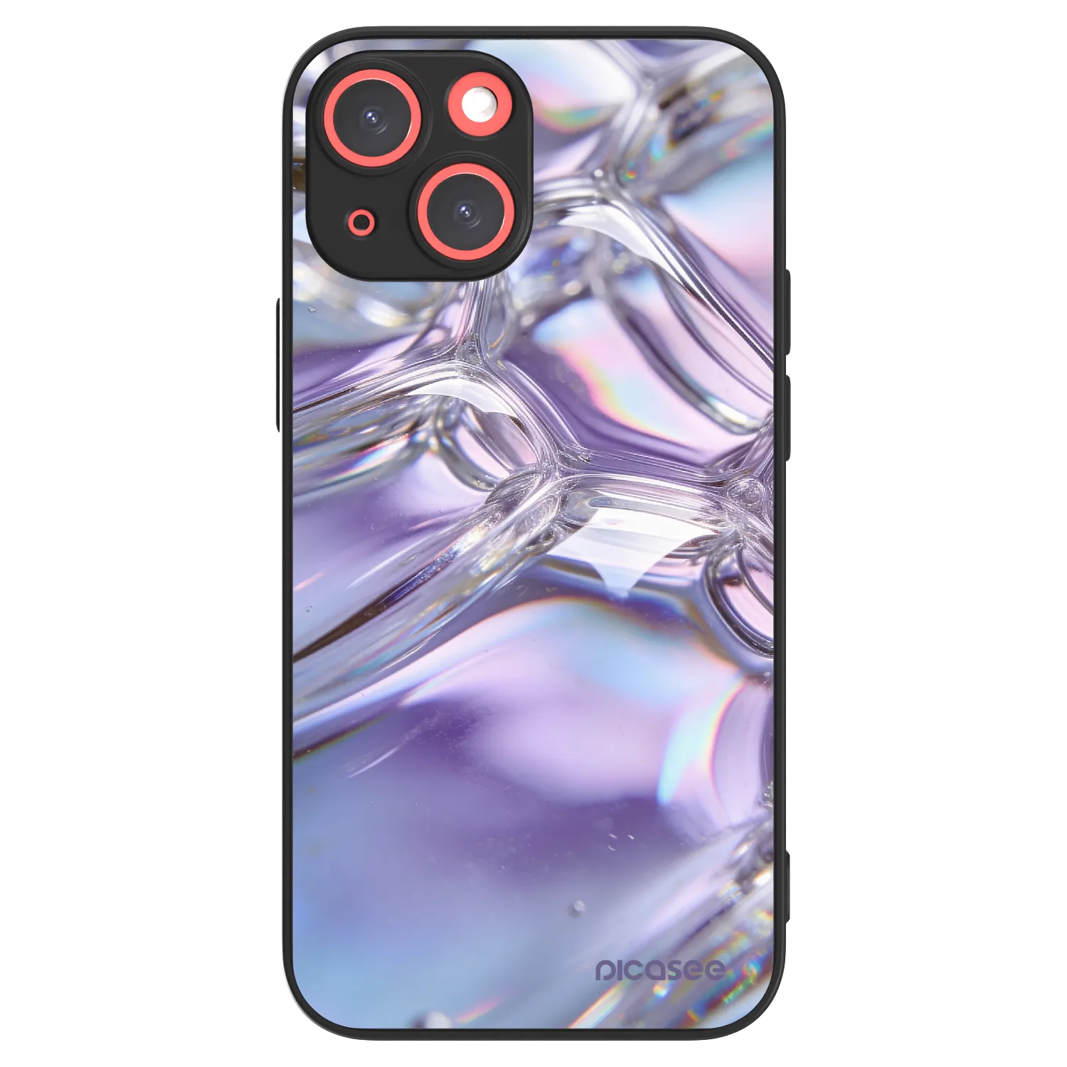 Picasee ULTIMATE CASE MagSafe für Apple iPhone 13 mini - Iridescent bubbles