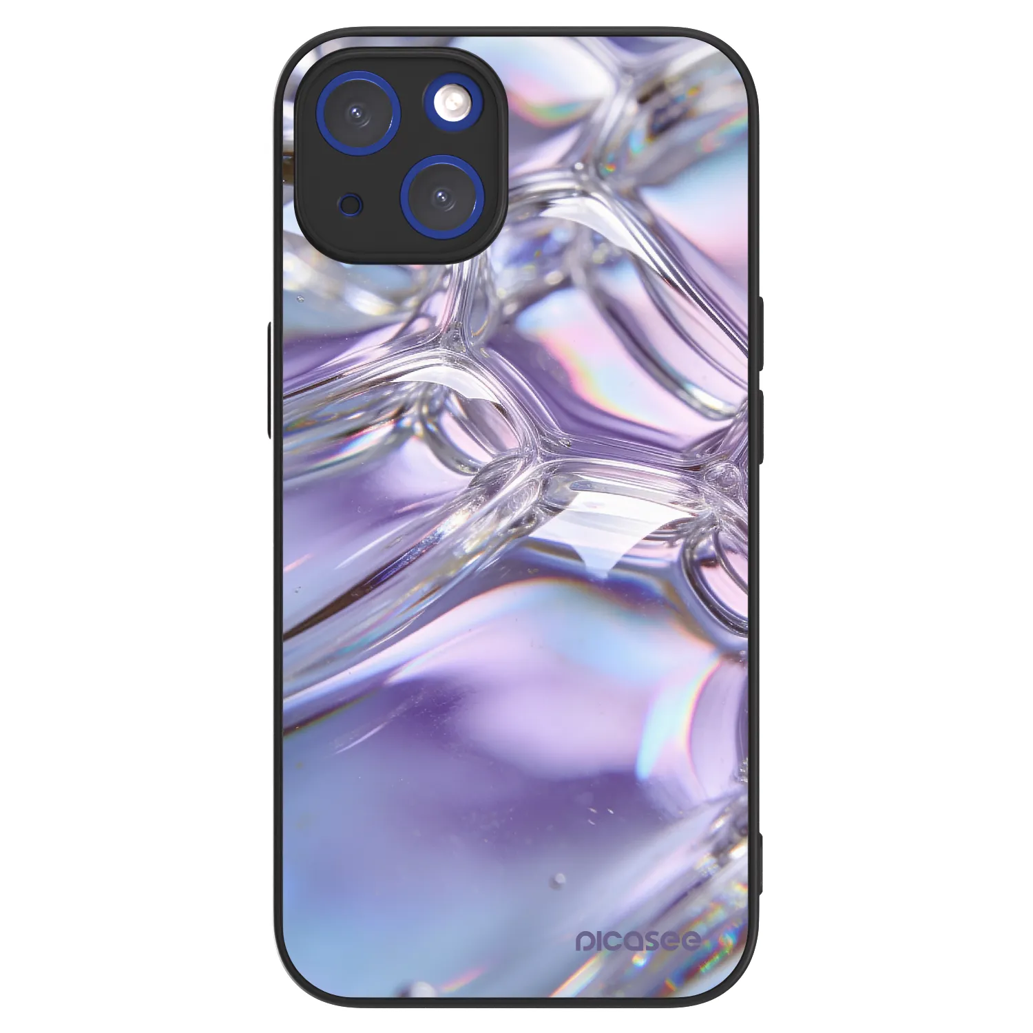 Picasee ULTIMATE CASE MagSafe für Apple iPhone 14 - Iridescent bubbles