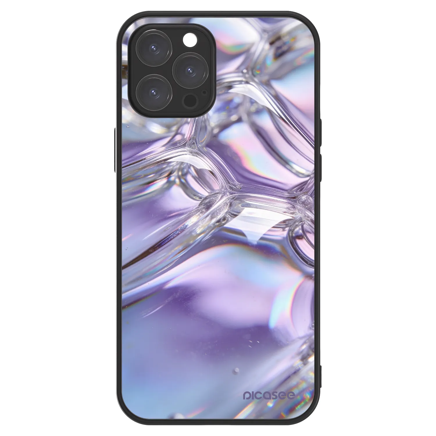 Picasee ULTIMATE CASE MagSafe für Apple iPhone 12 Pro Max - Iridescent bubbles