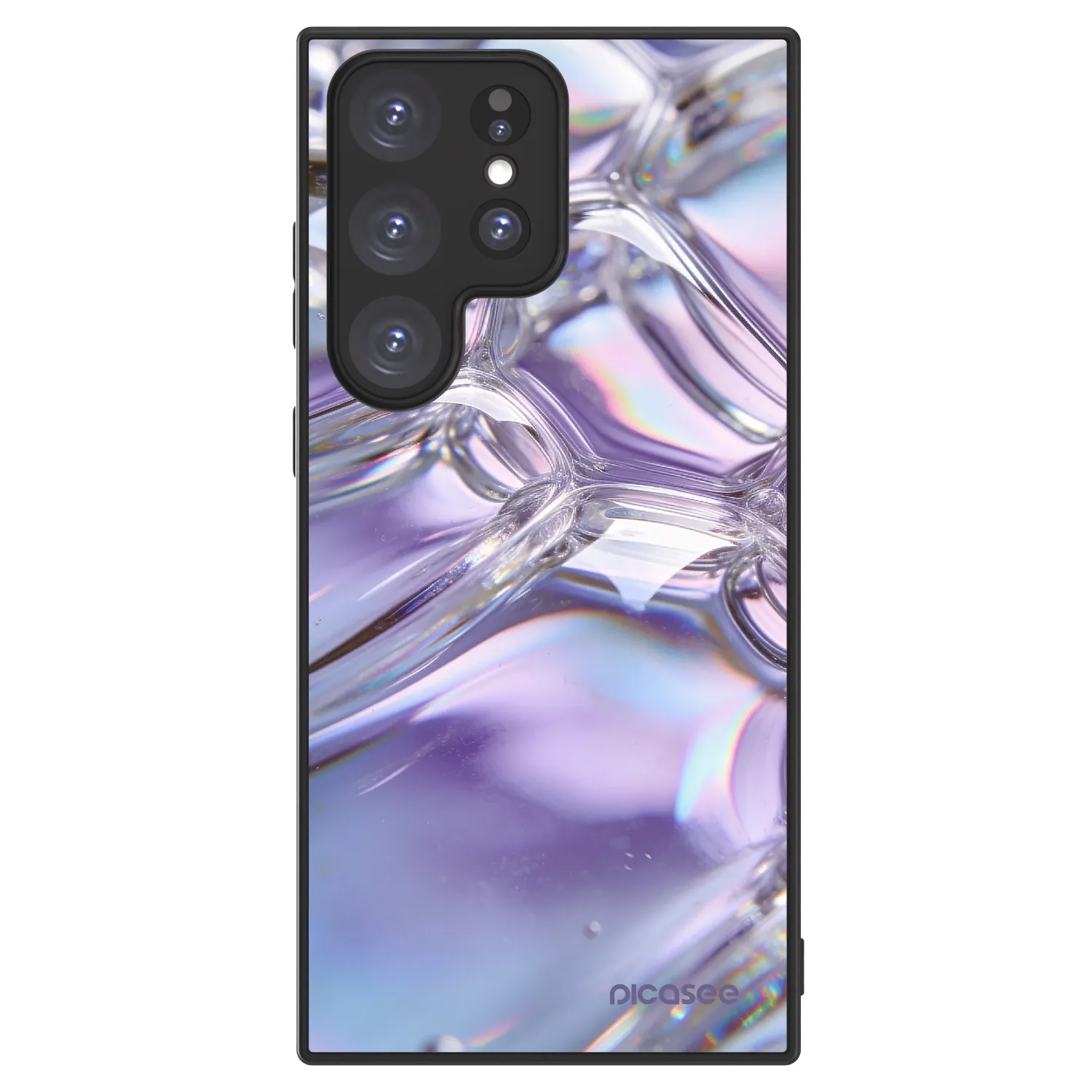 Picasee ULTIMATE CASE für Samsung Galaxy S23 Ultra 5G - Iridescent bubbles