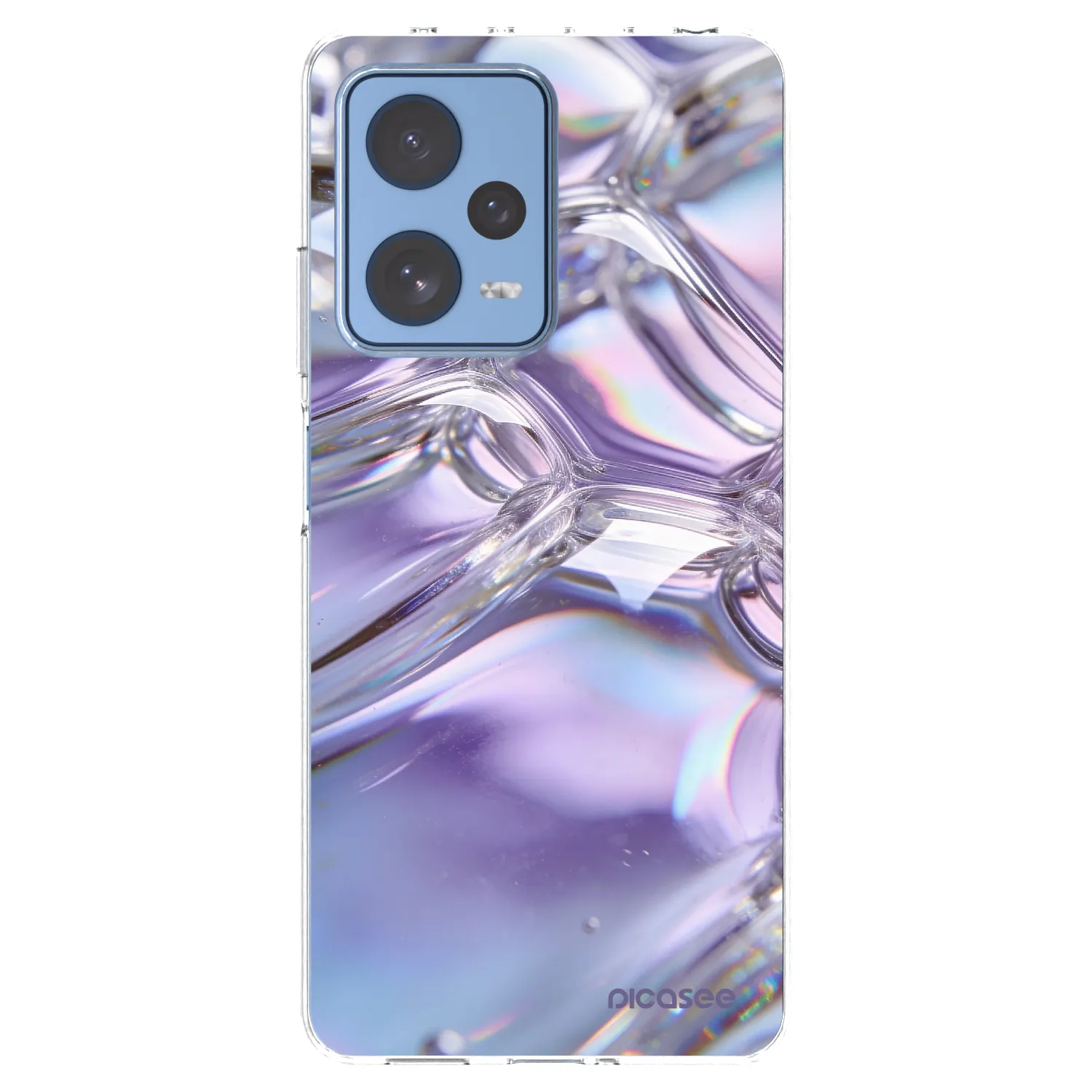 Picasee Xiaomi Redmi Note 12 Pro 5G Hülle - Transparentes Silikon - Iridescent bubbles
