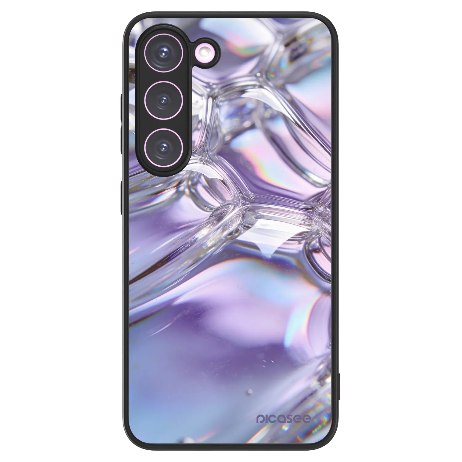 Picasee ULTIMATE CASE PowerShare für Samsung Galaxy S23 5G - Iridescent bubbles